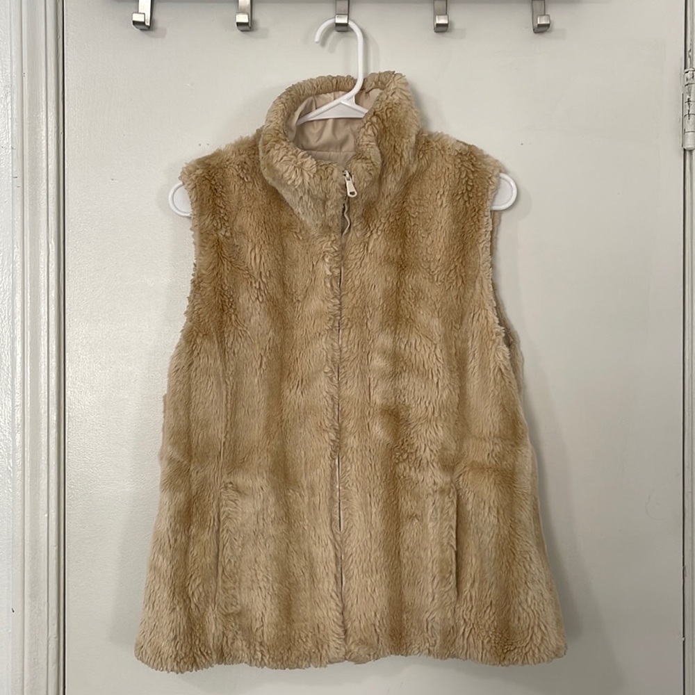 Faux Fur Reversible Vest by Kristen Blake